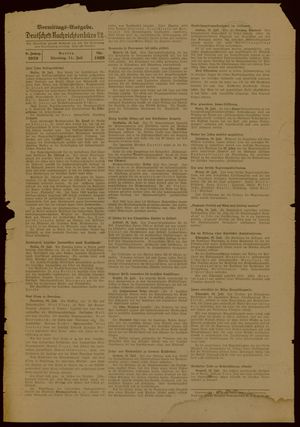 Deutsches Nachrichtenbüro vom 11.07.1939