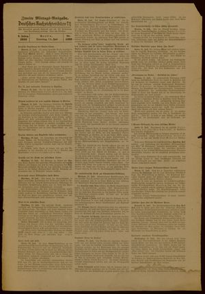 Deutsches Nachrichtenbüro vom 11.07.1939