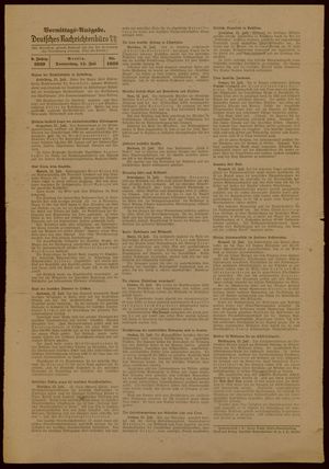 Deutsches Nachrichtenbüro vom 13.07.1939