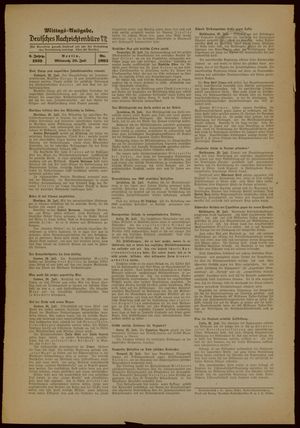 Deutsches Nachrichtenbüro vom 26.07.1939