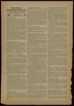 Deutsches Nachrichtenbüro vom 29.07.1939