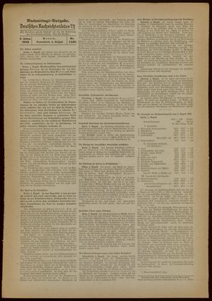Deutsches Nachrichtenbüro vom 05.08.1939