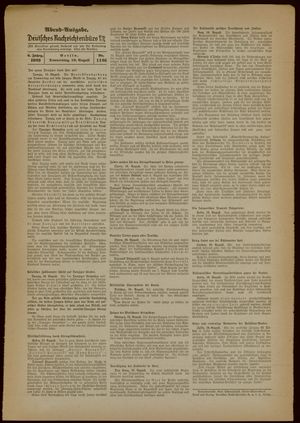 Deutsches Nachrichtenbüro vom 10.08.1939