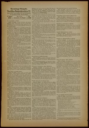 Deutsches Nachrichtenbüro vom 19.08.1939