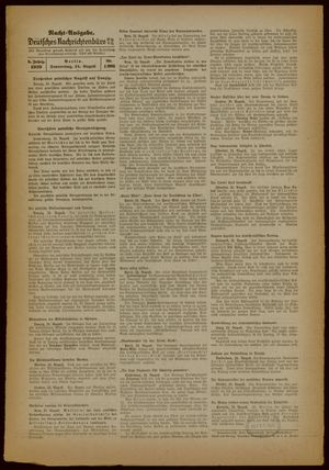 Deutsches Nachrichtenbüro vom 24.08.1939