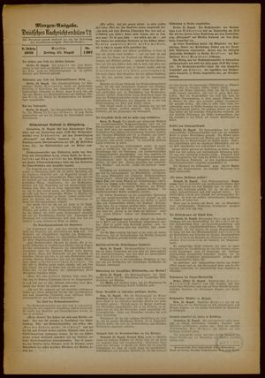 Deutsches Nachrichtenbüro vom 25.08.1939
