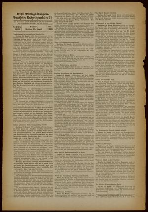 Deutsches Nachrichtenbüro vom 25.08.1939