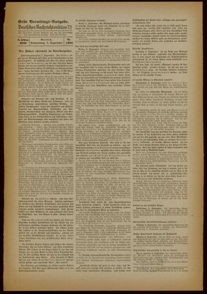 Deutsches Nachrichtenbüro vom 07.09.1939