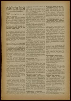 Deutsches Nachrichtenbüro vom 07.09.1939