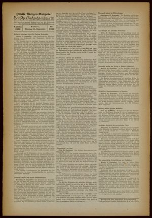 Deutsches Nachrichtenbüro vom 25.09.1939