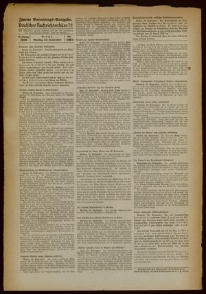 Deutsches Nachrichtenbüro vom 25.09.1939