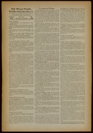 Deutsches Nachrichtenbüro vom 25.09.1939