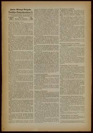 Deutsches Nachrichtenbüro vom 25.09.1939