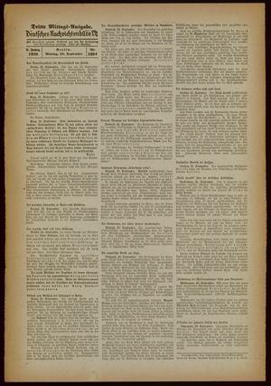 Deutsches Nachrichtenbüro vom 25.09.1939