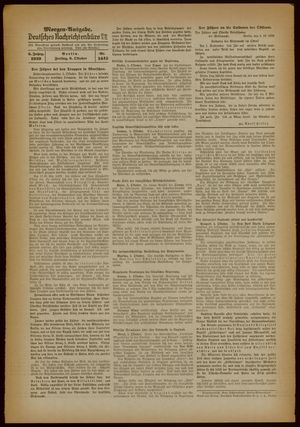 Deutsches Nachrichtenbüro vom 06.10.1939