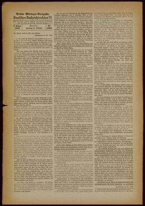 Deutsches Nachrichtenbüro vom 06.10.1939