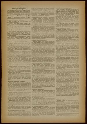 Deutsches Nachrichtenbüro vom 11.10.1939