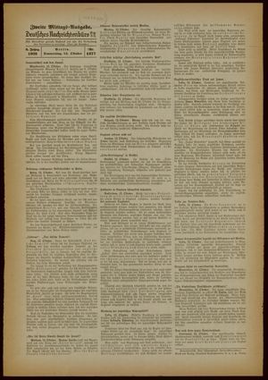 Deutsches Nachrichtenbüro vom 12.10.1939