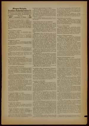 Deutsches Nachrichtenbüro vom 14.10.1939
