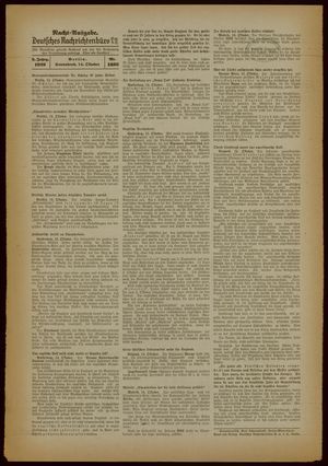 Deutsches Nachrichtenbüro vom 14.10.1939
