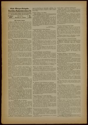 Deutsches Nachrichtenbüro vom 31.10.1939