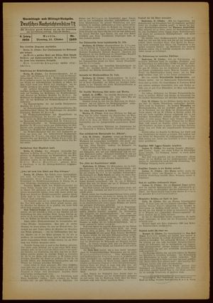 Deutsches Nachrichtenbüro vom 31.10.1939