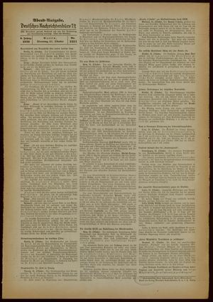 Deutsches Nachrichtenbüro vom 31.10.1939