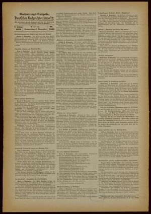 Deutsches Nachrichtenbüro vom 02.11.1939