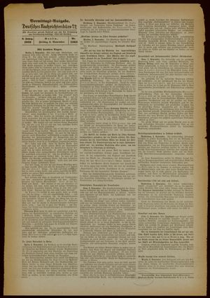 Deutsches Nachrichtenbüro vom 03.11.1939