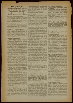 Deutsches Nachrichtenbüro vom 03.11.1939