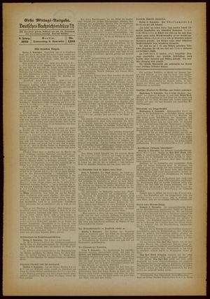 Deutsches Nachrichtenbüro vom 09.11.1939