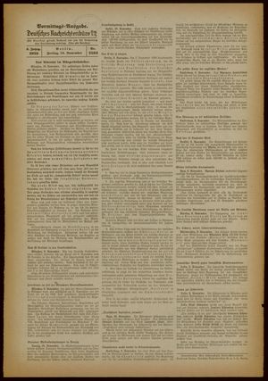 Deutsches Nachrichtenbüro vom 10.11.1939