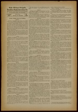Deutsches Nachrichtenbüro vom 10.11.1939
