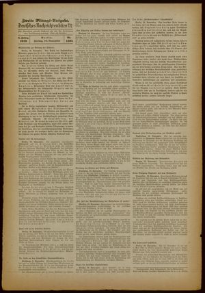 Deutsches Nachrichtenbüro vom 10.11.1939