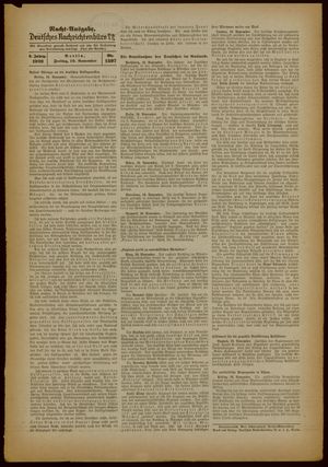 Deutsches Nachrichtenbüro vom 10.11.1939