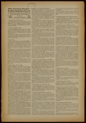 Deutsches Nachrichtenbüro vom 20.11.1939