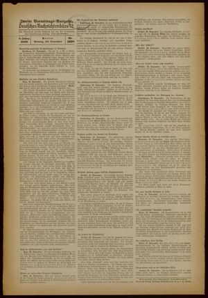 Deutsches Nachrichtenbüro vom 20.11.1939