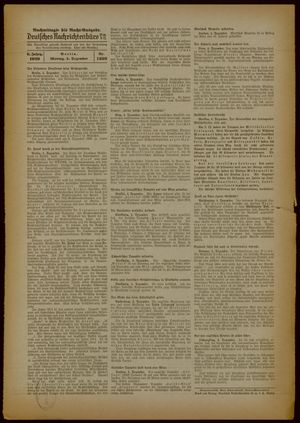 Deutsches Nachrichtenbüro vom 04.12.1939