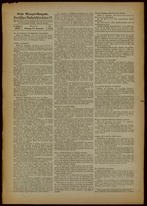 Deutsches Nachrichtenbüro vom 18.12.1939