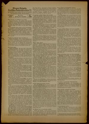 Deutsches Nachrichtenbüro vom 29.12.1939