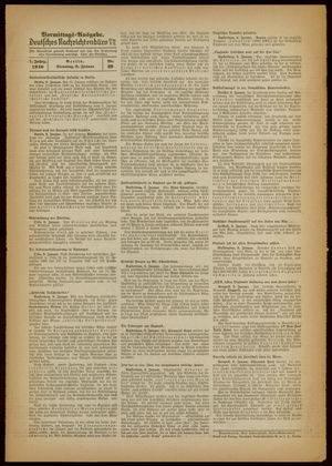Deutsches Nachrichtenbüro vom 09.01.1940