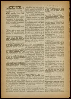 Deutsches Nachrichtenbüro vom 11.01.1940