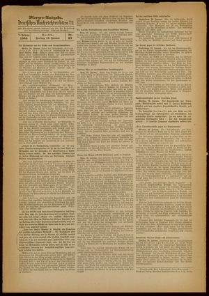 Deutsches Nachrichtenbüro vom 19.01.1940