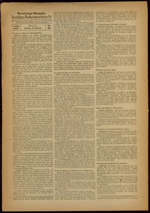 Deutsches Nachrichtenbüro vom 19.01.1940