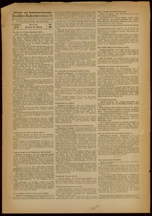 Deutsches Nachrichtenbüro vom 19.01.1940