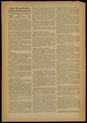 Deutsches Nachrichtenbüro vom 31.01.1940