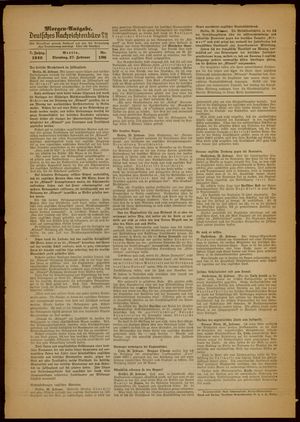 Deutsches Nachrichtenbüro vom 27.02.1940