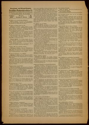 Deutsches Nachrichtenbüro vom 27.02.1940