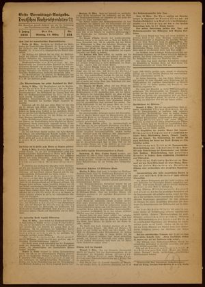 Deutsches Nachrichtenbüro vom 11.03.1940