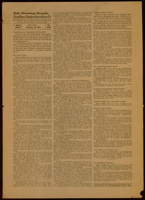 Deutsches Nachrichtenbüro on May 20, 1940